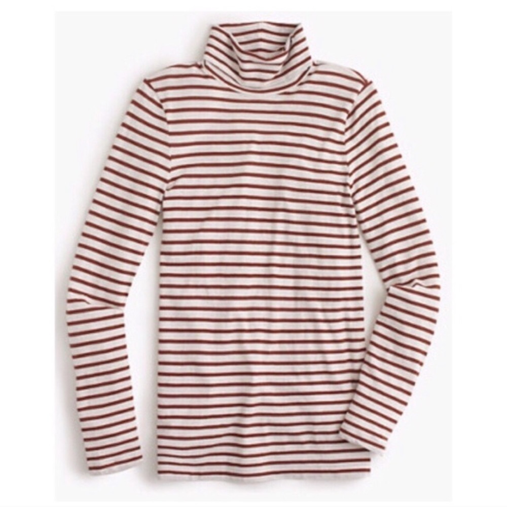 J Crew striped turtle neck long sleeve